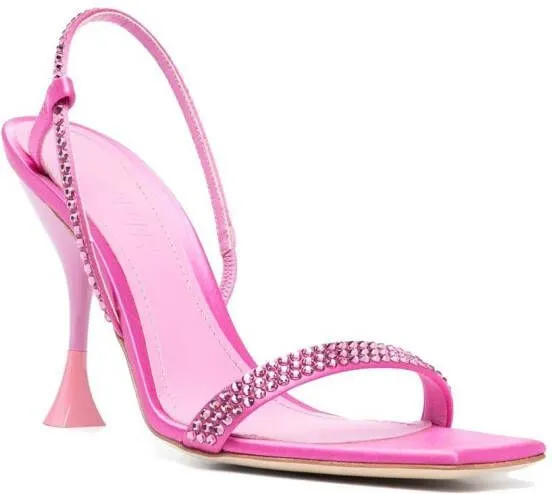 3juin Eloise crystal-embellishment sandals Pink