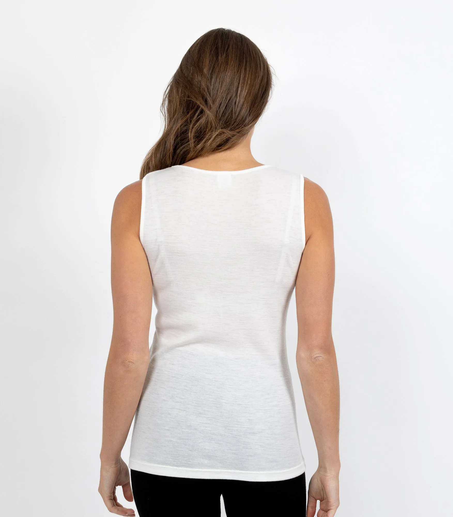 Baselayers - Pure Wool Rib Vest