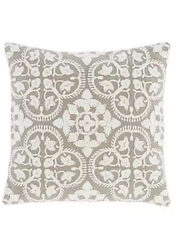 Bianca Tuscany Trellis 45 x 45cm Feather Filled Cushion | Kaleidoscope