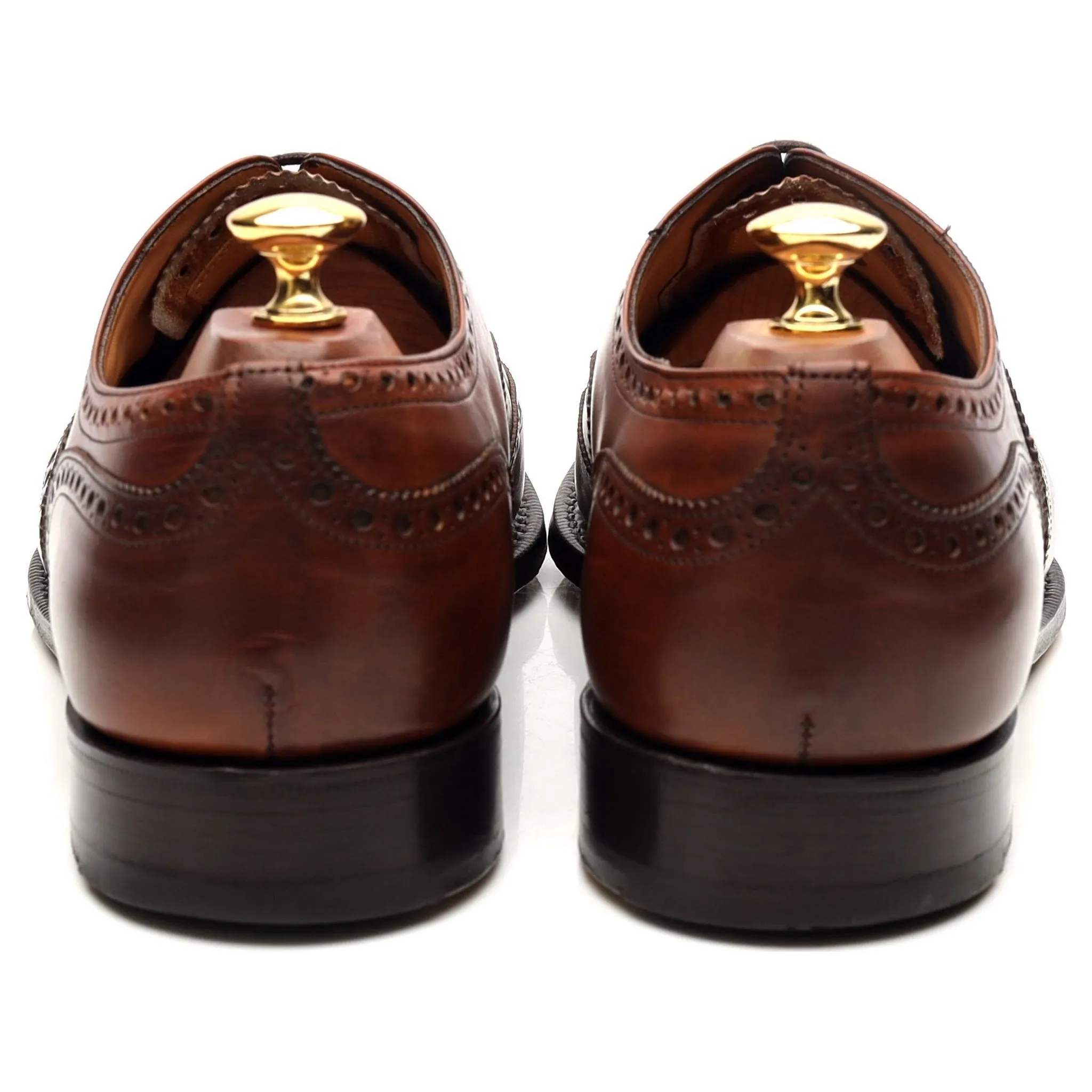 'Chetwynd' Tan Brown Leather Brogues UK 9 G