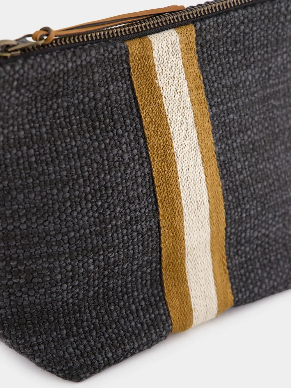 Faded Black Jasper Pouch