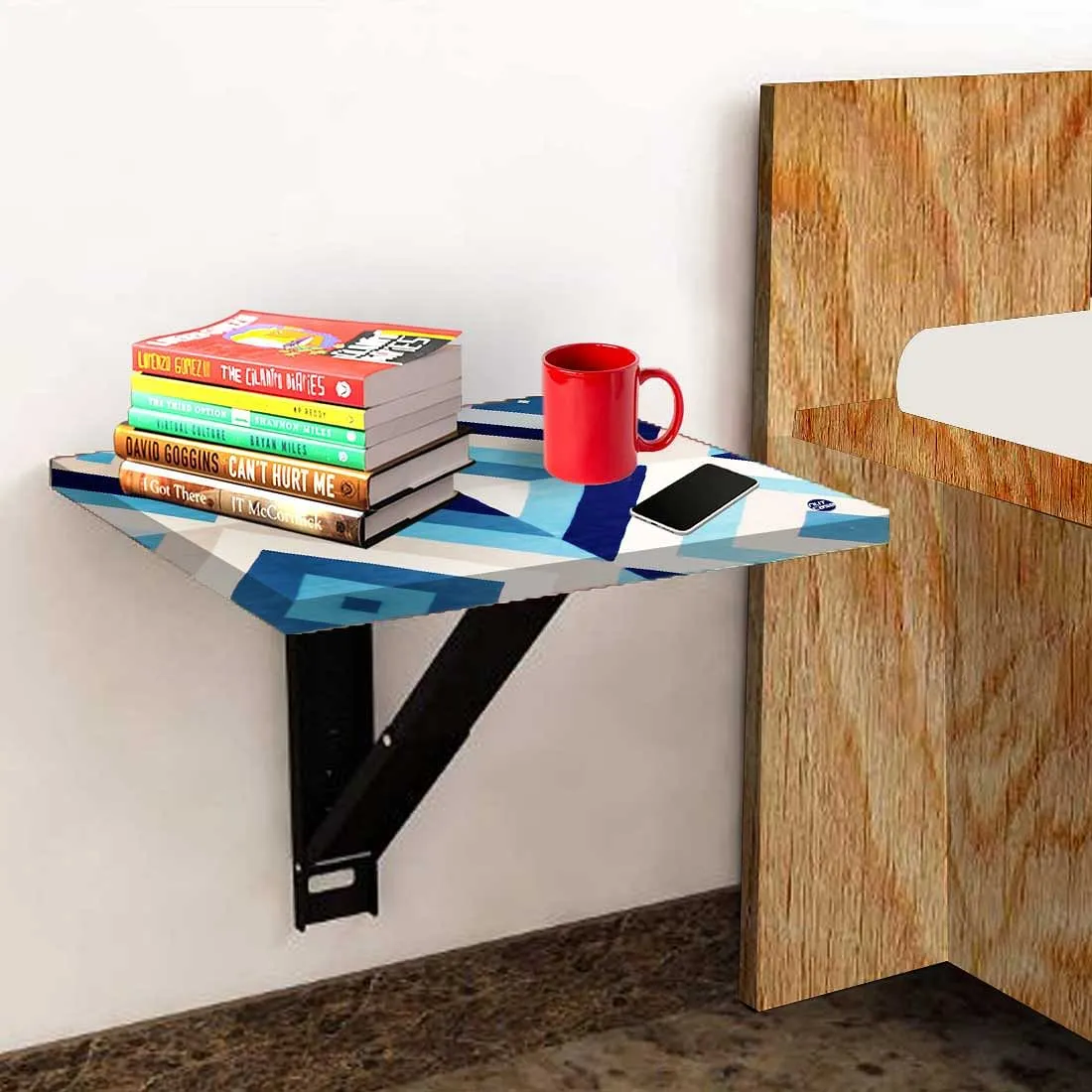 Fold Down Table Bracket - Blue Diamond