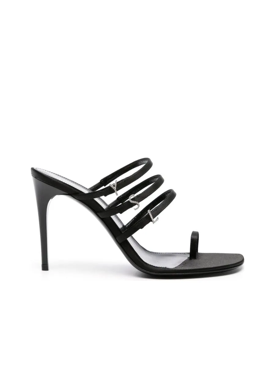Jerry Satin Mules