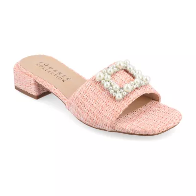 Journee Collection Womens Justina Heeled Sandals