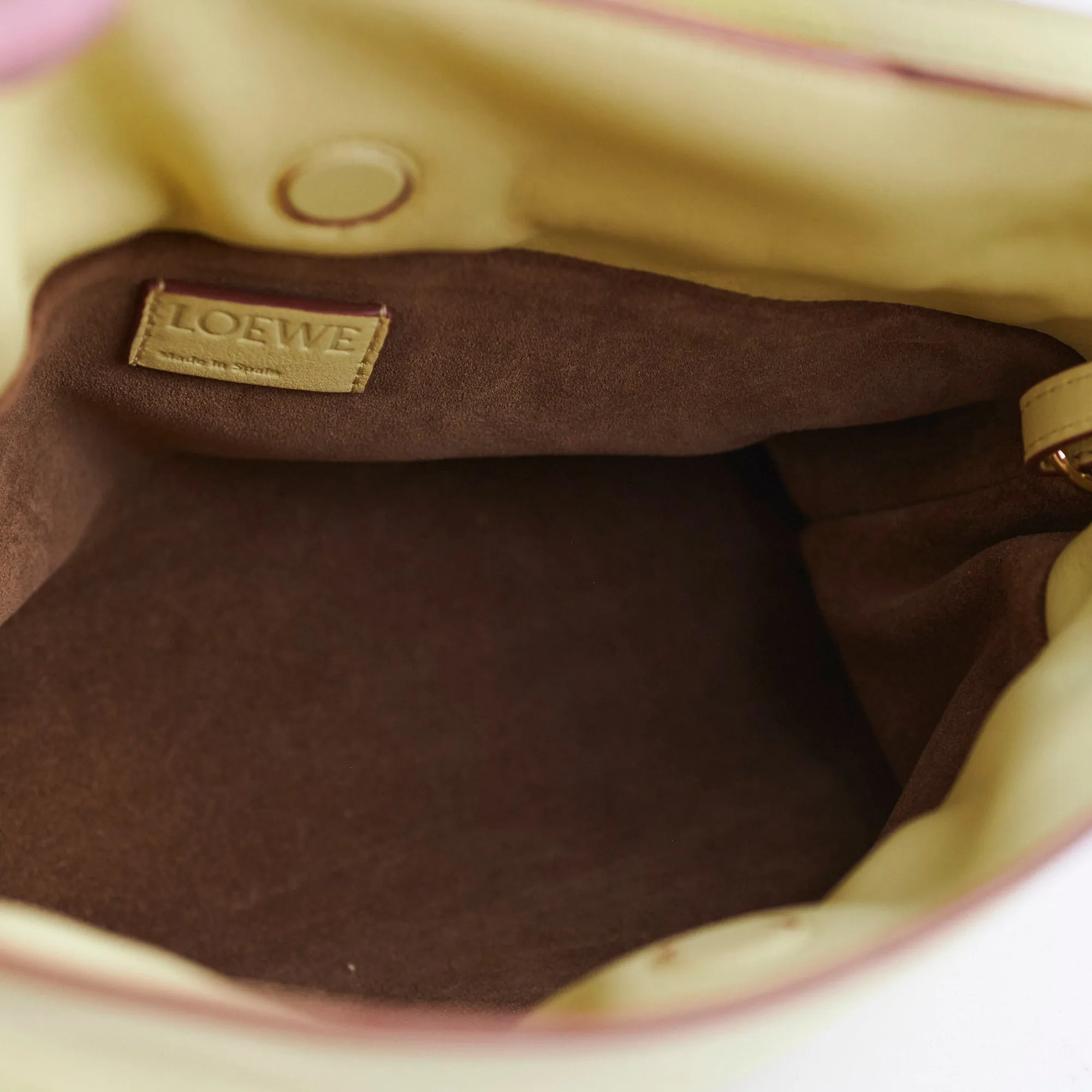 Loewe Flamenco Lime Pouch