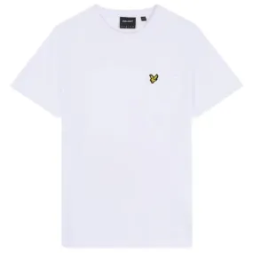 Lyle Scott Pocket On Chest White T Shirt