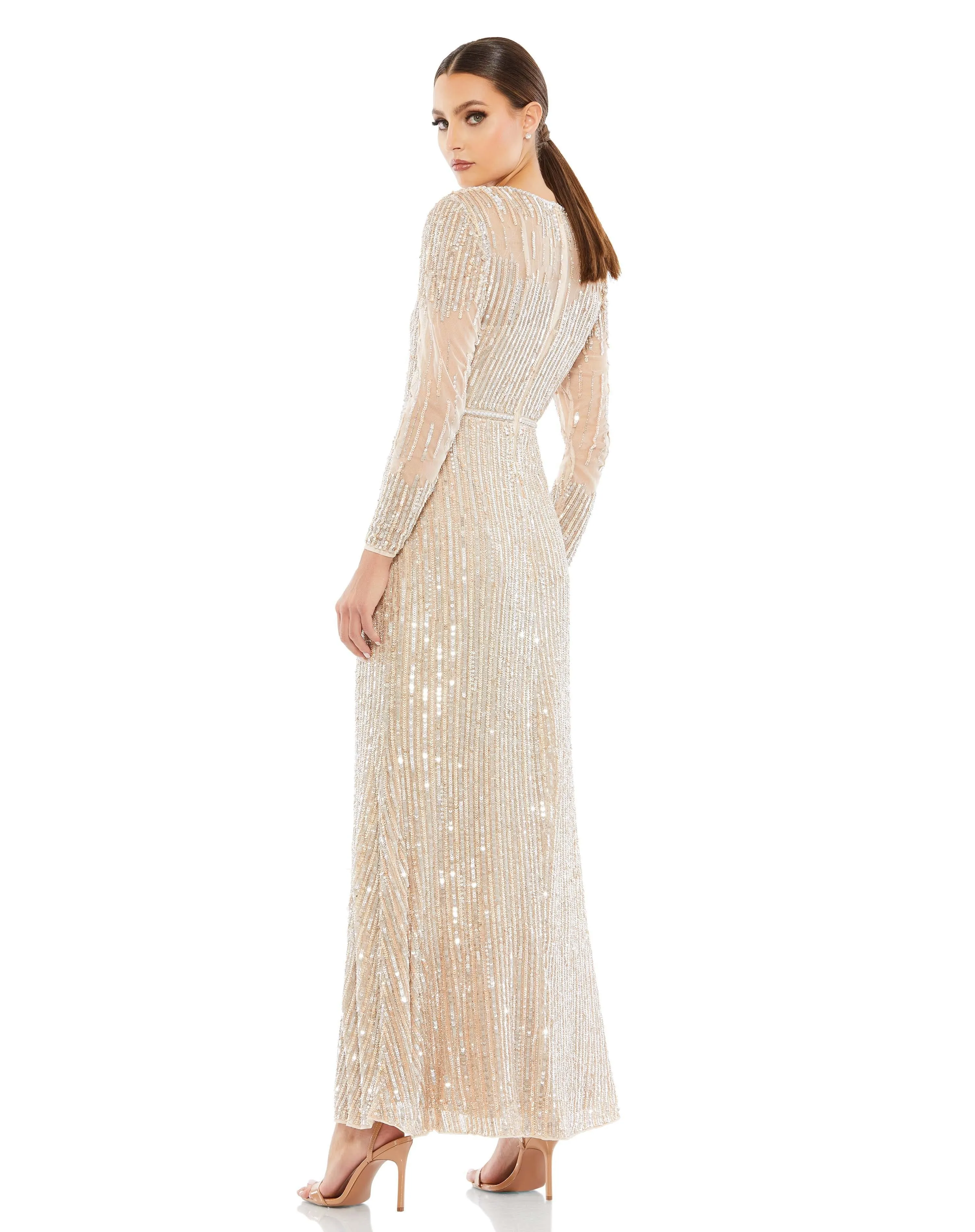 Mac Duggal 93629 Long Sleeve Formal Dress