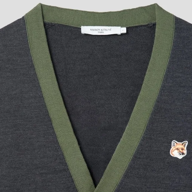 MAISON KITSUNE  |Unisex Wool Street Style Long Sleeves Plain
