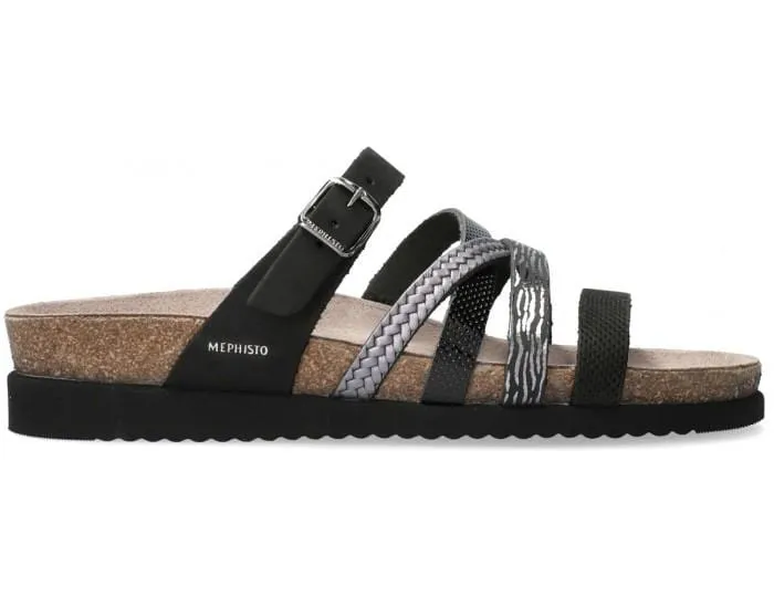 Mephisto Womens Huleda Sandals - Black Zebra