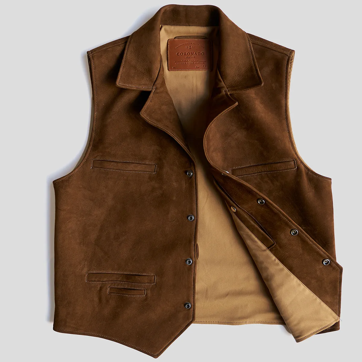 Nubuck Ranchers Vest No.39 | L.E.