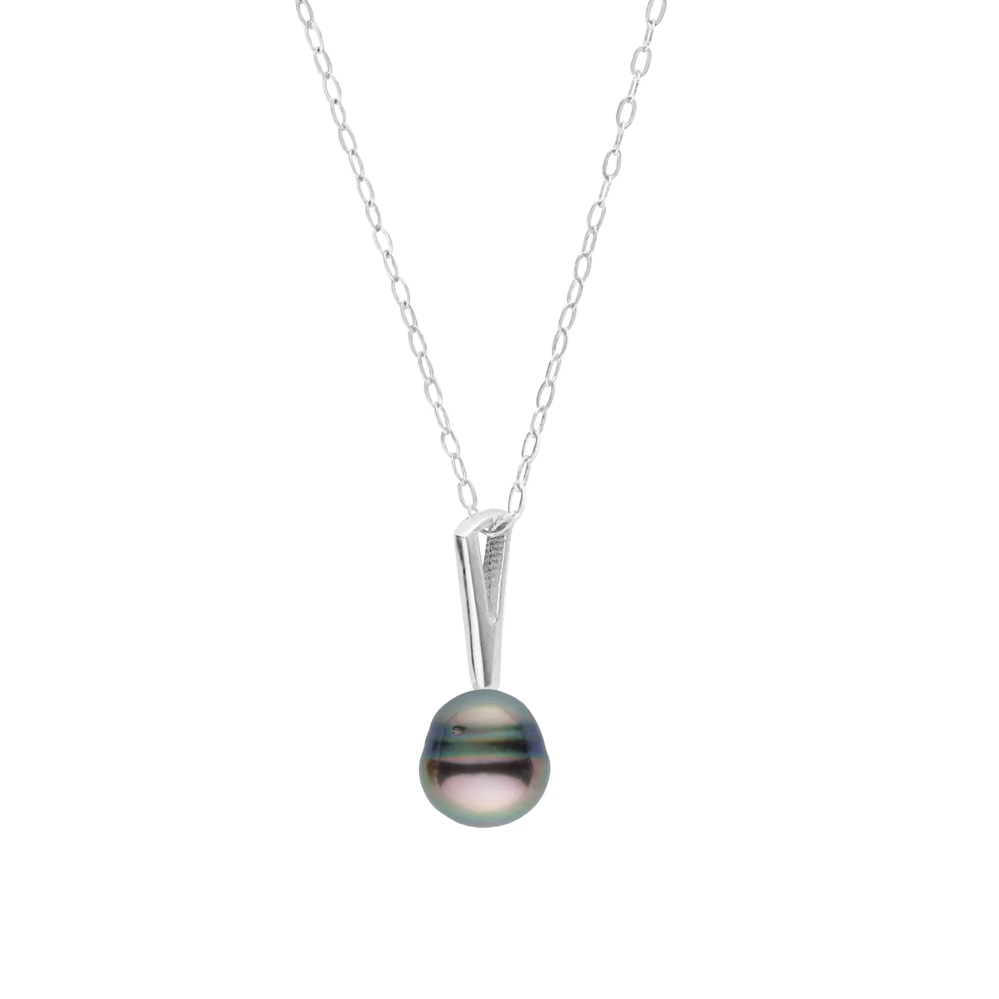 Petite Bar Collection 8.0-9.0 Tahitian Baroque Pearl Pendant