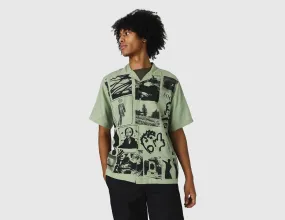 Pleasures Choices Camp Collar Button Down / Green