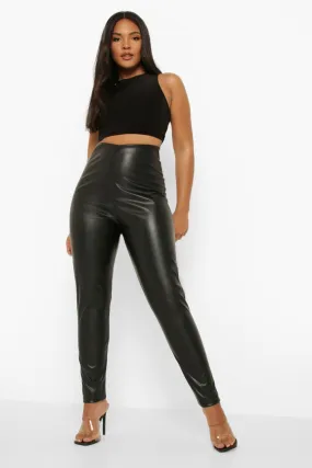 Plus Pu Leggings