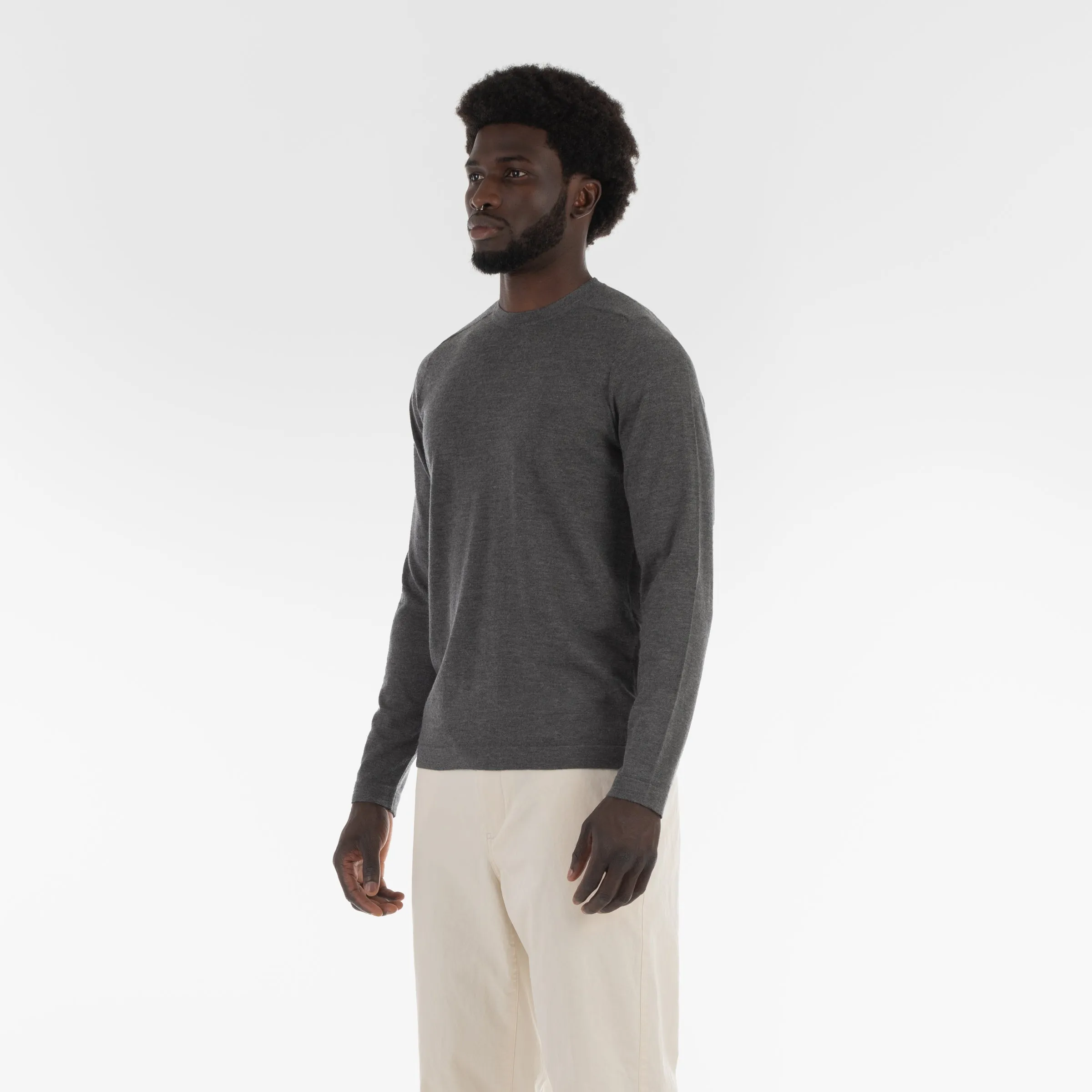 PURE CASHMERE JERSEY STITCH 18G / GRANIT