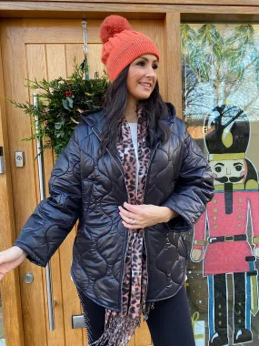Quilted Two Pocket Coat Zadie