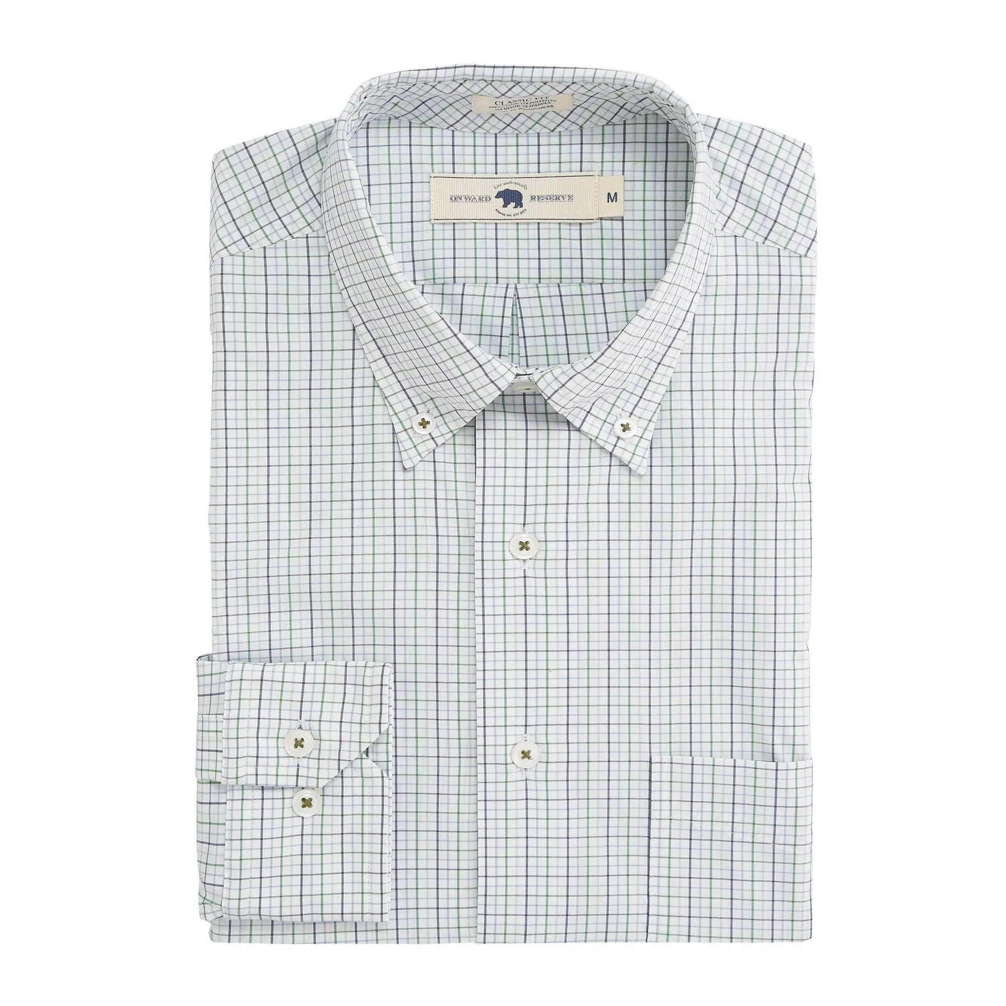 Sandpipers Classic Fit Quad Button Down