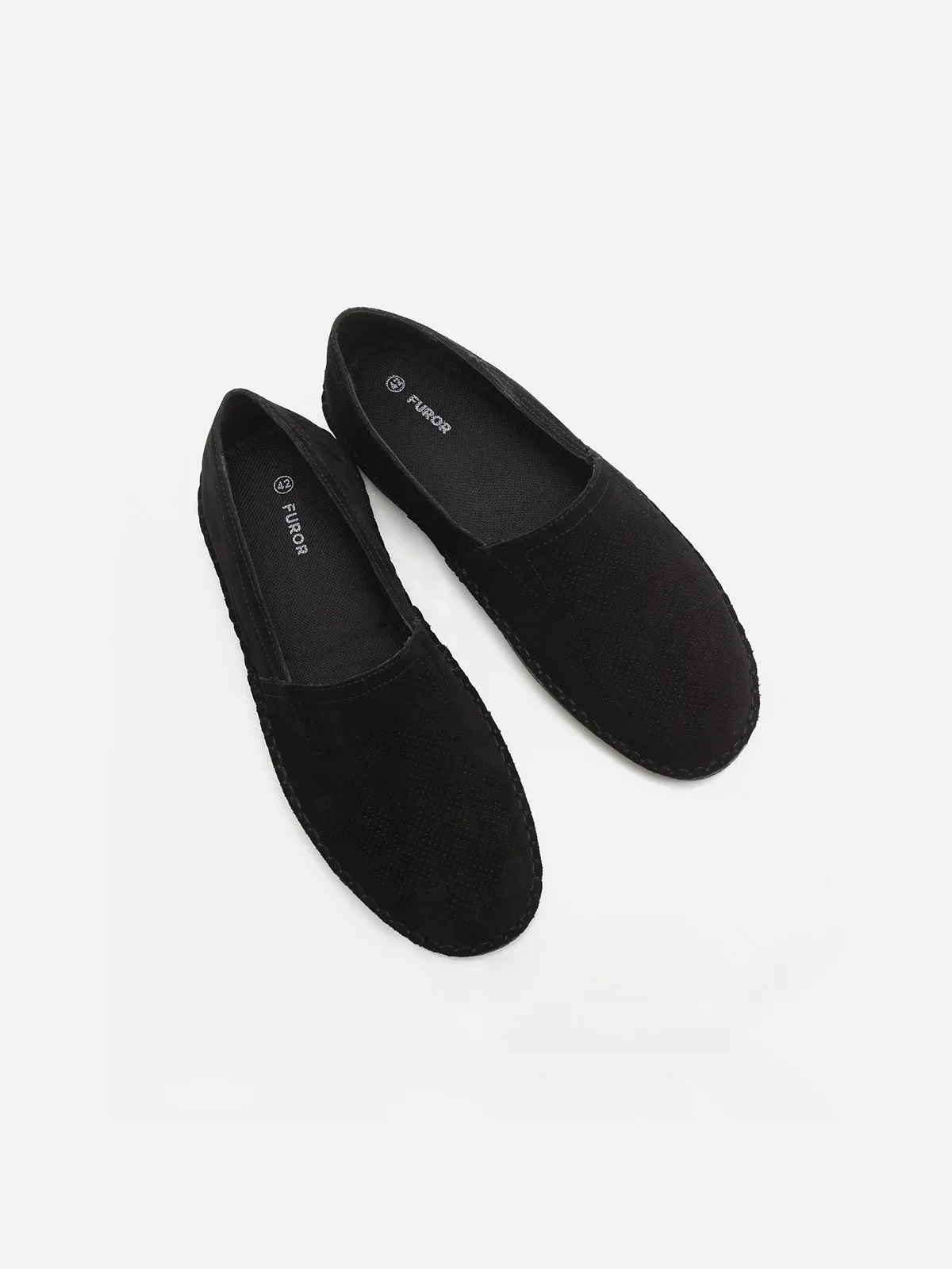 Suede Leather espadrilles Shoes - FAMS24-055