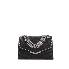 The 1 Rock M Handbag in Quilted Leather