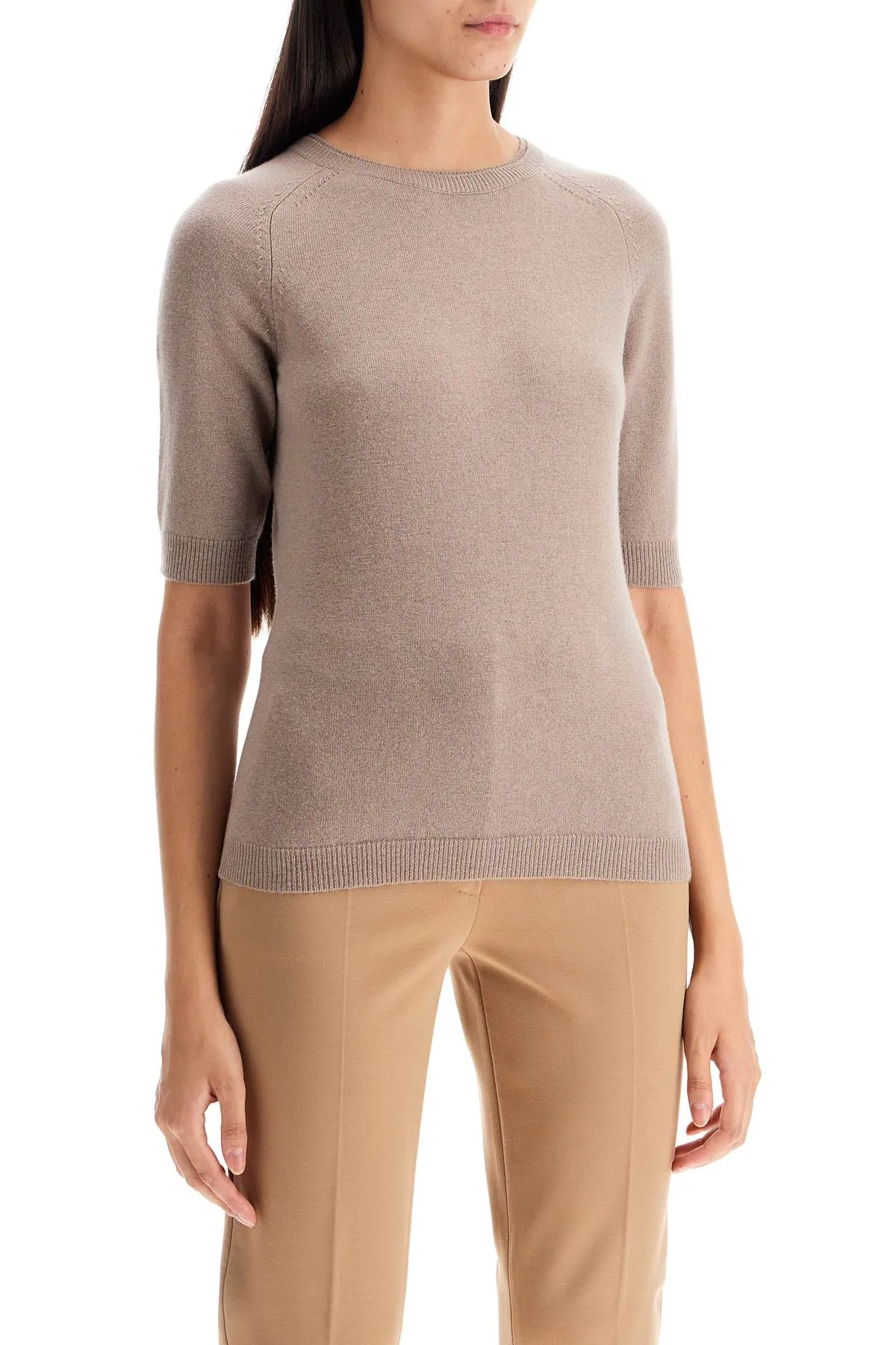 wool and cashmere knit top c